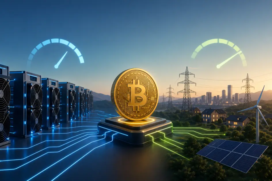 ビットコインマイニングが電力網を安定化する仕組み — デマンドレスポンスモデル