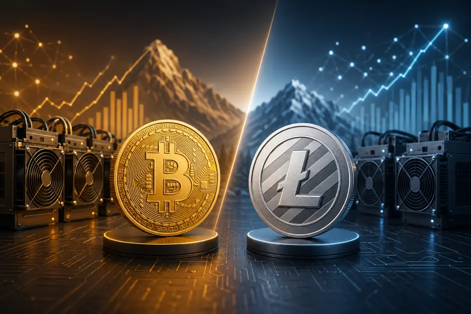 Майнинг Bitcoin vs Litecoin — доходность, сложность и долгосрочная ценность