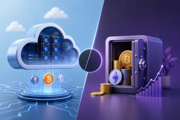 Облачный майнинг vs Криптокредитование — битва пассивных доходов