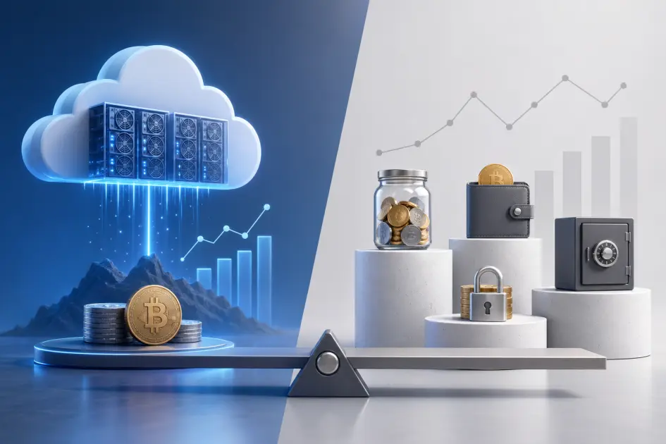 Cloud Mining vs Other Crypto Passive Strategies — Honest Comparison