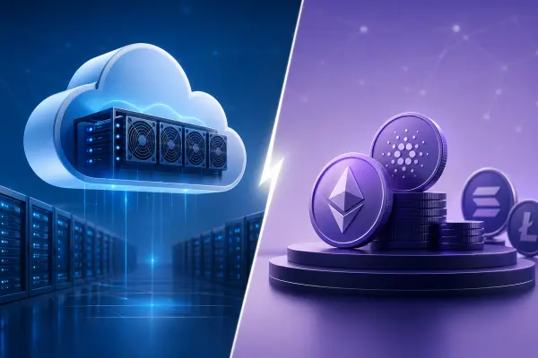 Cloud Mining vs Staking — Сравнение стратегий пассивного дохода