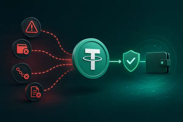 Частые ошибки при отправке USDT — и как их избежать
