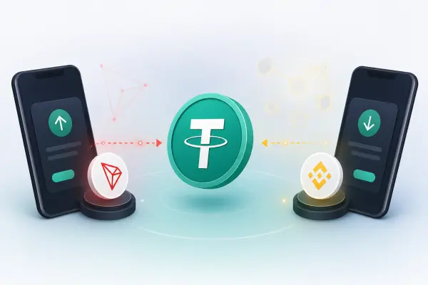 Как отправить USDT — Пошаговое руководство TRC-20 и BEP-20