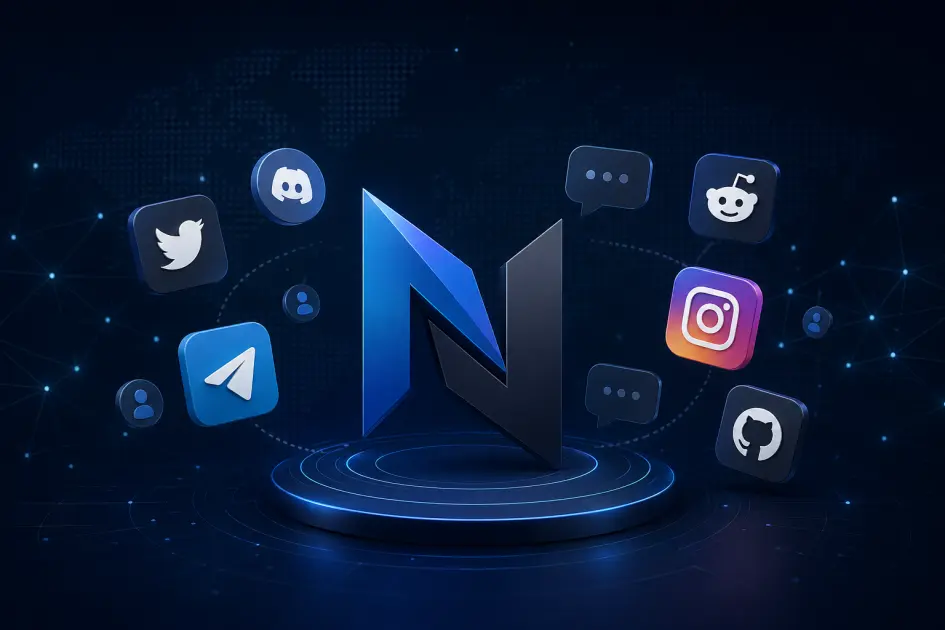 NoxHash Trên Mạng Xã Hội — Tham Gia Cuộc Trò Chuyện