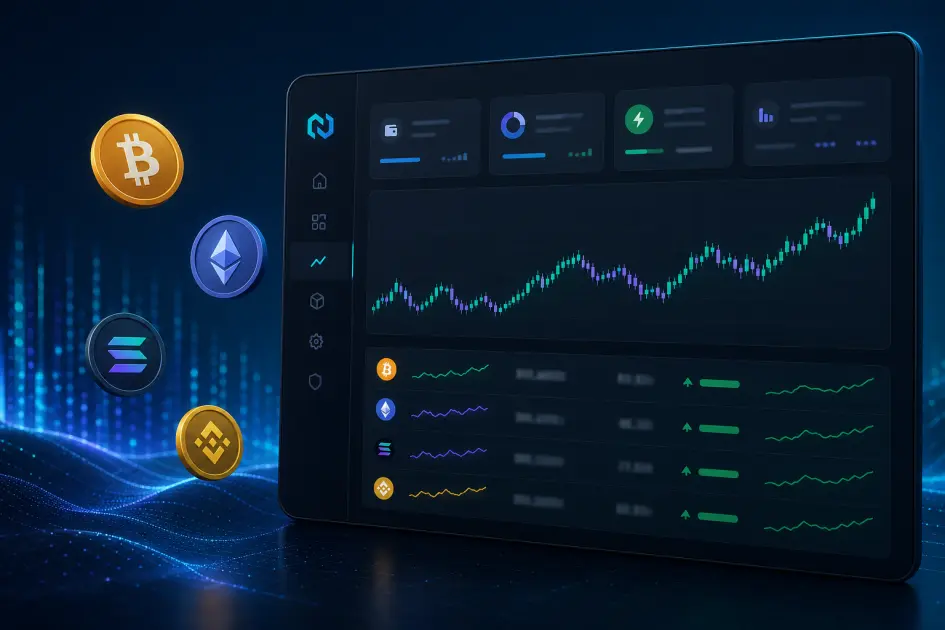 リアルタイム暗号資産プライスティッカーが NoxHash ダッシュボードに登場