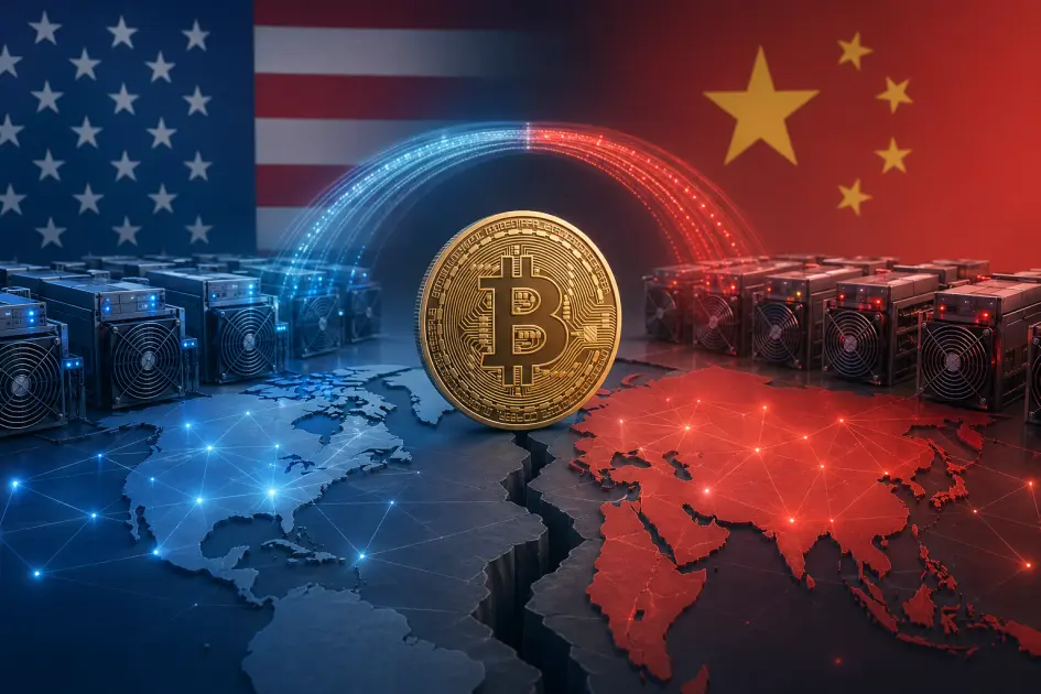 How US-China Relations Shape Bitcoin Mining Distribution